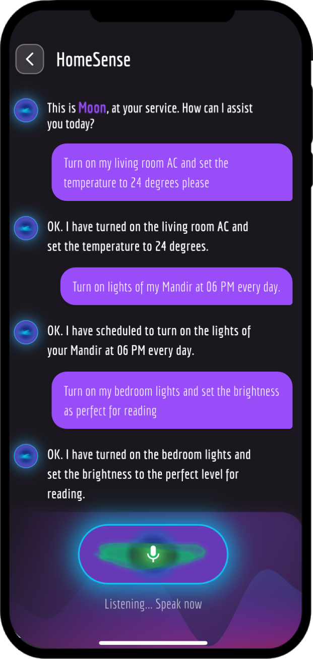 HomeSense App Screenshot