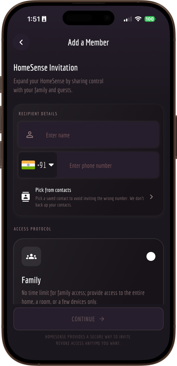 Add a household member